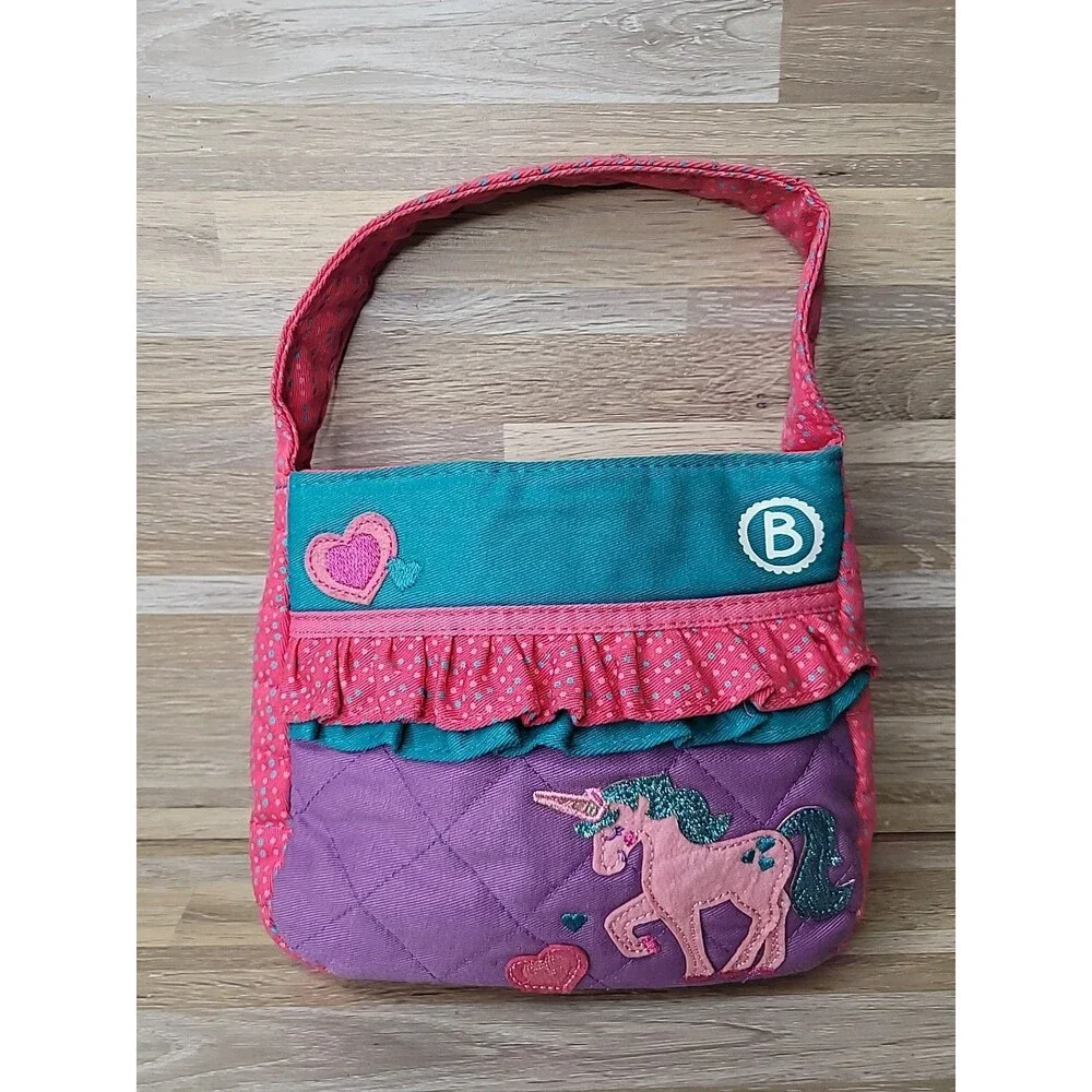 Stephen Joseph Quilted Unicorn Purse for Girls Pink‎ Purple - Cute!